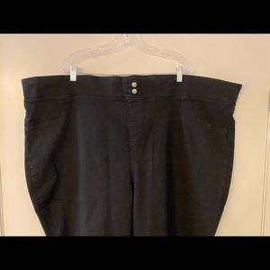 Terra & Sky Sz 5X Black Jegging Jeans Mid Rise Skinny Pull On NWOT
